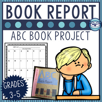 Preview of Book Report ABC Paper Bag Project