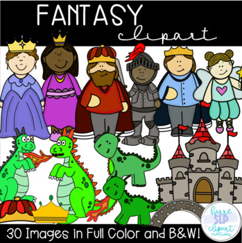 Fantasy Clipart Set by Harre SLP | TPT