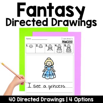 Preview of Fantasy Fairytale Directed Drawings