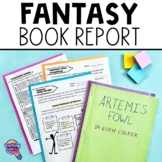 Fantasy Genre Fiction Book Report Scrapbook Project & Rubric