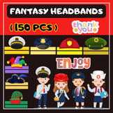 Fantasy Headbands, Crowns, Hats, Easy to use, 150 pieces a