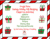 Fantasy Holiday Gift Shopping: Math and Literacy Activitie