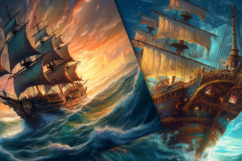 fantasy pirate ship