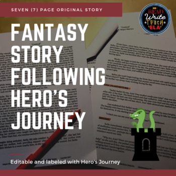 Preview of Fantasy Story following Hero's Journey
