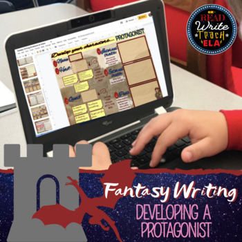 Preview of Fantasy Writing Develop a Protagonist: FREE Sample from Fantasy Writing Unit