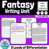 Fantasy Writing Unit Based on Jumanji and Zathura - Differ