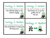 Fantasy and Realism Task Cards
