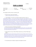 "Far & Away" movie study guide & Answer Key