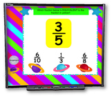 4th Grade Fractions SMART BOARD Game