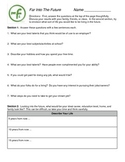 Far into the future :: Guided Planning Worksheet