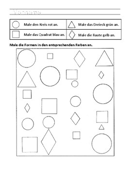 Preview of Farben & Formen (Colors & Shapes)