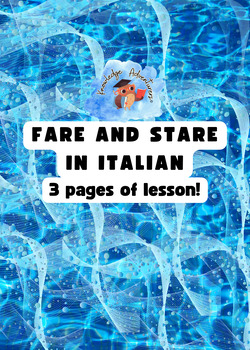 Preview of Fare & Stare in Italian