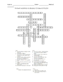 Eisenhower Farewell Address Vocabulary Crossword Puzzle
