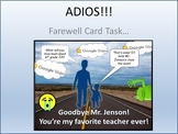 Farewell Card Activity for Teaching Google Slides Skills
