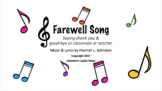 Farewell/Thank You Song: Character Traits & Life Skills, S