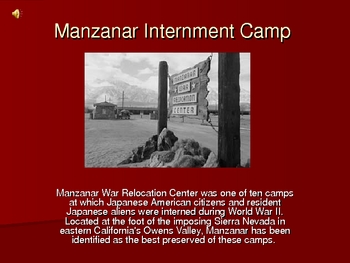 Preview of Farewell to Manzanar Introduction Powerpoint