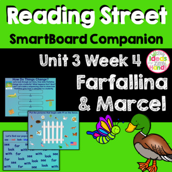Preview of Farfallina and Marcel SmartBoard Companion Kindergarten