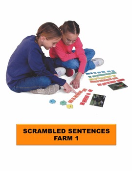 Preview of Farm 1 Scrambled Sentences Manipulatives