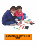 Farm 1 Scrambled Sentences Manipulatives