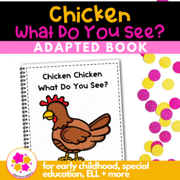 Preview of Animals Special Education Farm Animal Adapted Book Circle Time Adaptive Fun
