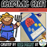 Farm Addition Craft | Math Craftivity | Spring Animal Acad