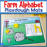 Farm Alphabet Playdough Mats