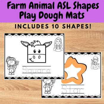 Farm Animal Play Dough Mats - From ABCs to ACTs