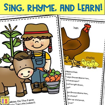 Farm Animal Babies: Songs & Rhymes by KindyKats | TpT