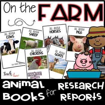 Preview of Farm Animal Books for Research