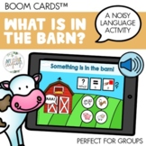 Farm Animal Boom Cards™ Activity for Speech-Language Therapy