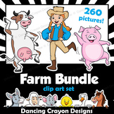Farm Animal Clip Art BUNDLE