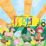 Farm Clipart Watercolor - Farm Animals Clipart