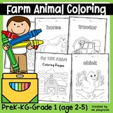 Farm Animal Coloring Page