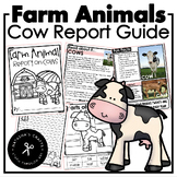 Farm Animal Cow Report Guide Non-Fiction