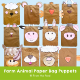 Farm Animal Craft Pack - Paper Bag Puppets