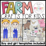 Farm Animal Crafts Bundle | Farm theme crafts and activiti