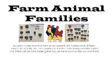 Farm Animal Families/ Farm Mommy Daddy Baby Animal Names