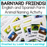 English and Spanish Farm Animal Flashcards - Barnyard Friends!