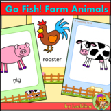 Farm Animal Go Fish! Game Cards