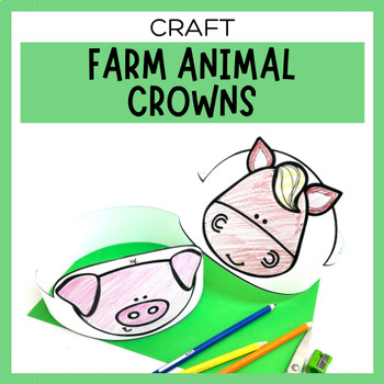 Preview of Farm Animal Hats | Farm Animal Crowns | Farm Animal Headbands