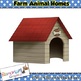 Farm Animal Homes Clip art by RamonaM Graphics | TpT