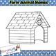 Farm Animal Homes Clip art by RamonaM Graphics | TpT