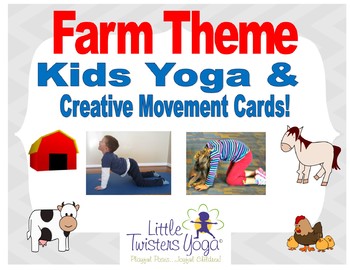 D669.44-Cotton Farm Animals Doing Yoga Stretching Pigs Cows