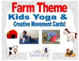 Farm Animal Kids Yoga Sequence--Printable and Electronic Formats!