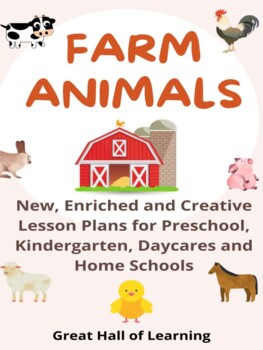 Farm Animal Lesson Plans by Great Hall Academy of Learning | TPT