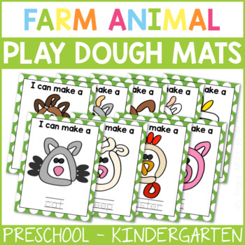 FREE Printable Pets Animal Playdough Mats
