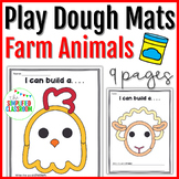 Farm Animal Play Dough Mats for Fine Motor FUN