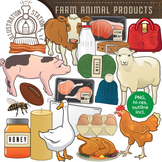 Farm Animal Products Clip Art