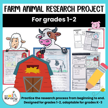 Preview of Farm Animal Research Project | Farm Animals Informative Writing Report