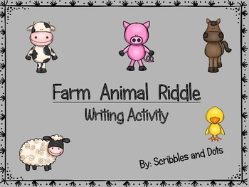 Preview of Farm Animal Riddle